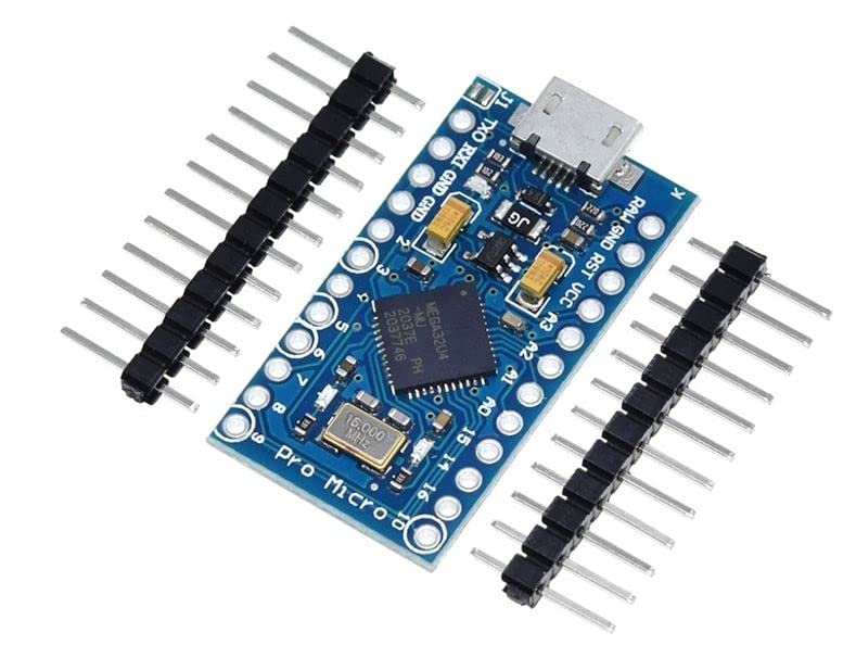 RedTagcanada Pro Micro Atmega32U4 5V 16MHz Bootloaded IDE Micro USB Pro Micro Board Microcontroller התואם ל- Arduino Pro Micro Connection