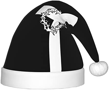 דתי נוצרי אמונה ישו סנטה כובע ילדים חג המולד כובעי קטיפה חג המולד כובע לחג המולד לשנה חדשה חג פסטיבל מסיבת כובעים