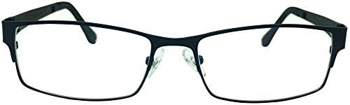 חצי מסגרת שחור קצרי רואי קצרי רואי מרחק משקפיים עדשת קוצר ראיה משקפיים לנשים / גברים