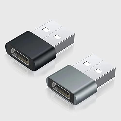 USB-C נקבה ל- USB מתאם מהיר זכר התואם ל- Google G020i שלך למטען, סנכרון, מכשירי OTG כמו מקלדת, עכבר, מיקוד, GamePad, PD