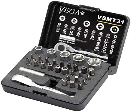 Vega 31pc Bit & Socket Set w/Ratchet