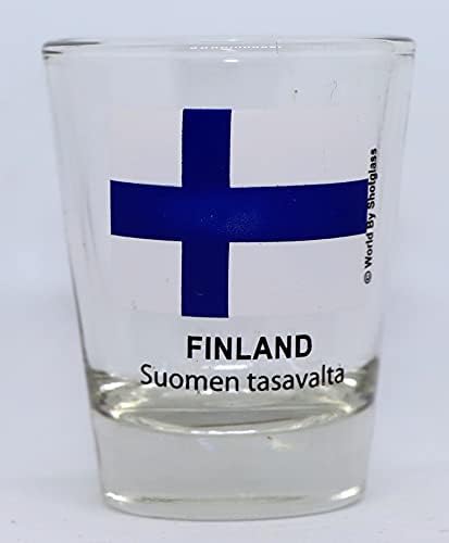 זכוכית ירה דגל פינלנד