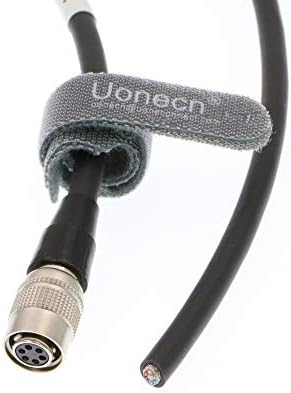 Uonecn מצלמה תעשייתית חשמל הפעלת IO כבל אות Hirose 6 PIN תקע נקבה לפתיחה עבור Basler AVT GIGE Sony CCD Camera Industrial מצלמה
