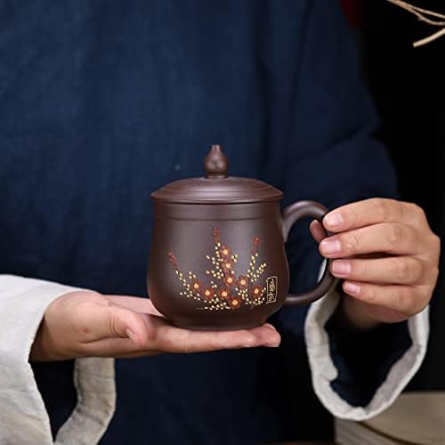 סילין זישה כוס תה 10.8 גרם, ספל תה סיני מקורי חרס, כוס תה קנדר
