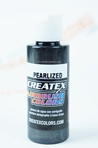 Createx Airbrush צבעים פנינים 5315 פרל שחור 2oz. צֶבַע. על ידי Spr גם מכונן