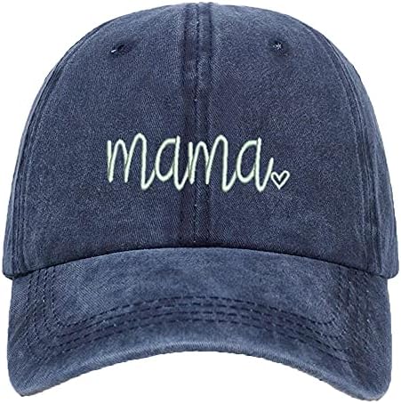 נשים של בייסבול כובע אמא בציר במצוקה שטף כותנה מתכוונן אמא כובע חיצוני