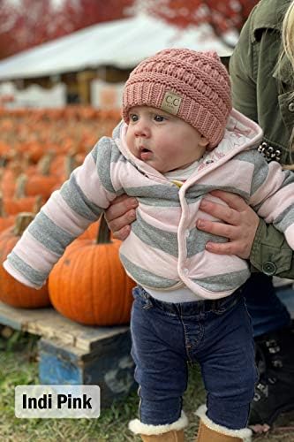 פאנקי ג ' אנק בלעדי תינוק כפת תינוקות גולגולת כובע לסרוג חם רך חורף כובע