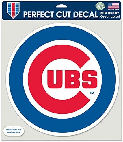 Chicago Cubs 8x8 Color Die Die Cut Cling