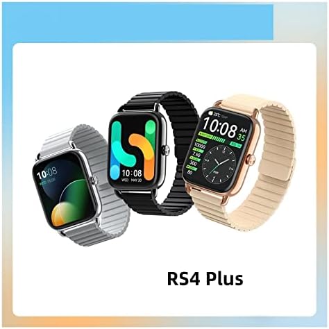 UMCP RS4 פלוס Smartwatch 105 מצב ספורט 1.78; שעון חכם מציג חיי סוללה בריאים של 10 יום לגברים ונשים