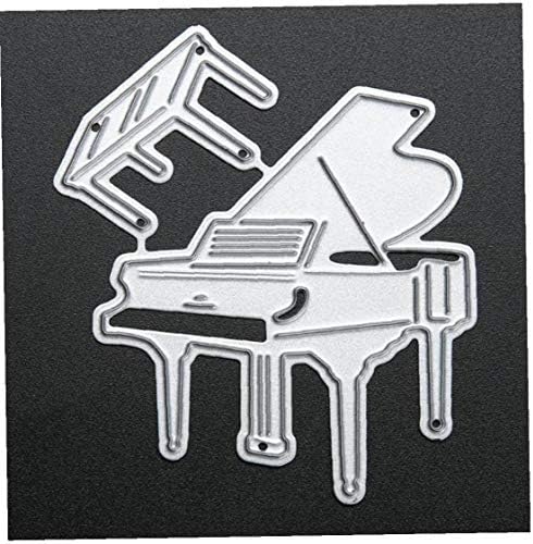 1PC פסנתר פסנתר חותך חיתוך מתכת שבלונות למתכת לאלבום Squapbooking Diy