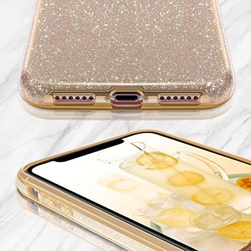 Mateprox תואם למקרה של iPhone 11 Pro, Bling Sparkle Girls Cute Case Protectience עבור iPhone 11 Pro 5.8 אינץ