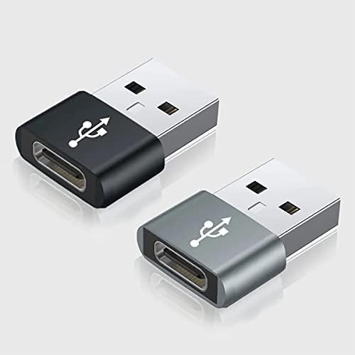 USB-C נקבה ל- USB מתאם מהיר זכר התואם ל- ZTE Z6410S שלך למטען, סנכרון, מכשירי OTG כמו מקלדת, עכבר, מיקוד, GAMEPAD, PD