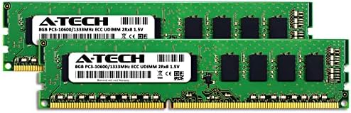 A -Tech 16 ג'יגה -בייט זיכרון זיכרון זיכרון עבור Lenovo Erazer X315 - DDR3 1333MHz PC3-10600 ECC UDIMM 2RX8 1.5V - Server ללא פסק