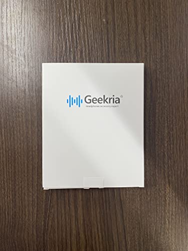 כבל שמע של Geekria עם מיקרופון תואם למומנטום Sennheiser 4, PXC 550, כבל PXC 550 II, כבל סטריאו החלפת 2.5 ממ AUX עם מיקרופון מוטב ובקרת