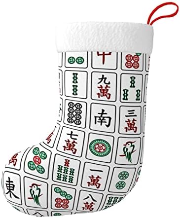 גרבי חג המולד של Augenstern Mahjong China תרבות היפסטר היפסטר אח כפול צדדי תלייה