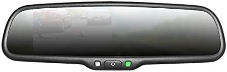 Boyo VTM43M4-מראה מראה אחורי-מבט עם צג מצלמת גיבוי TFT-LCD 4.3 ו -4 כניסות מצלמה