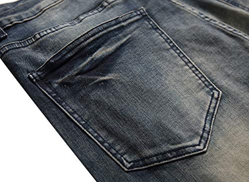 מכנסי ג'ינס קרועים של Qimyum Men