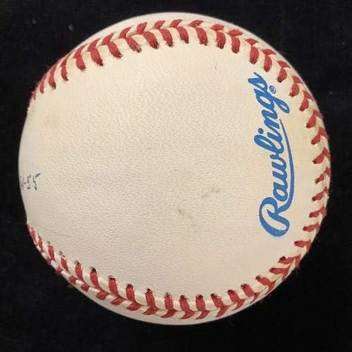 יוגי ברה חתום על בייסבול רולינגס ינקי חתימה MVP 51 54 55 כתב JSA - כדורי בייסבול עם חתימה
