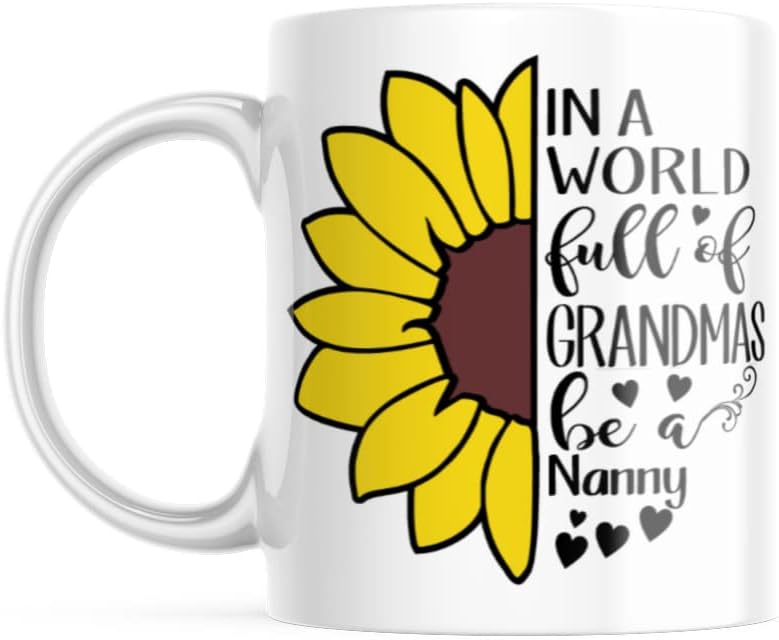 בעולם מלא של סבתות להיות מטפלת 11 אונקיה ספל קפה לסבתא סבתא גראמי מ884
