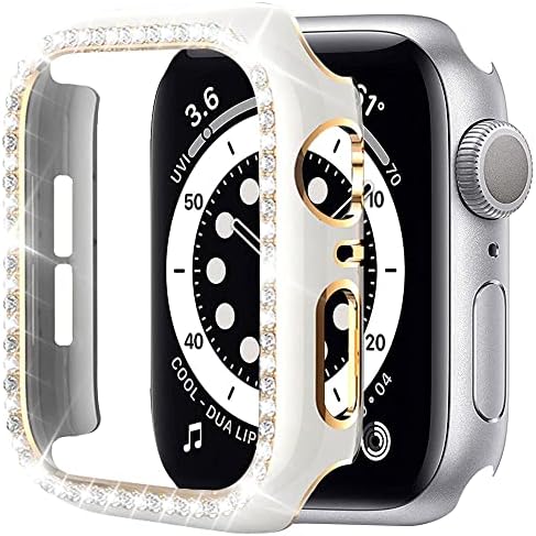מארז קריסטל יהלום של Maalya for Apple Watch 7 6 SE 40 ממ 44 ממ 41 ממ 45 ממ סדרה IWatch 5 3 38 ממ 42 ממ מכסה מגן לנשים נשלח